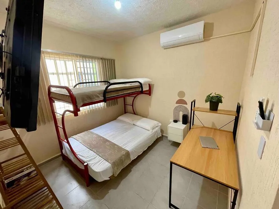 Departamento Inteligente - Wifi-Starlink - Hielos Ma Playa del Carmen 0*,